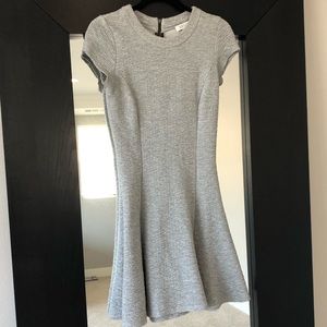 Barney’s New York Grey short-sleeves dress